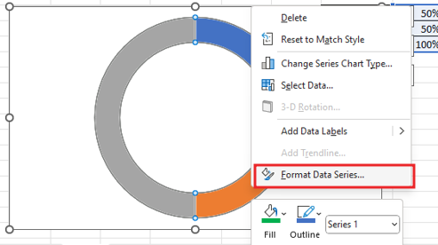 Circle bullet chart in excel14