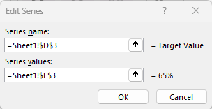 Create Vertical Bullet chart in Excel 15