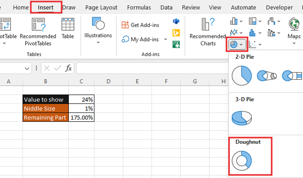 Create-speedometer-chart-graph-in-excel3