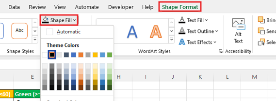 Create traffic light graph in Excel 17