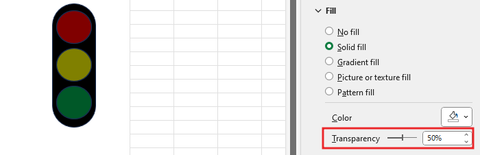 Create traffic light graph in Excel 23