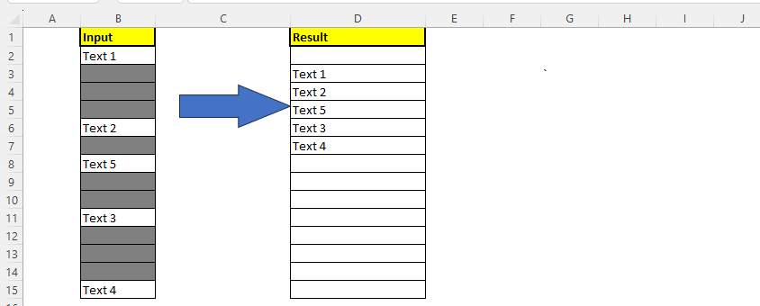 Extract-Non-Blank Cells 8