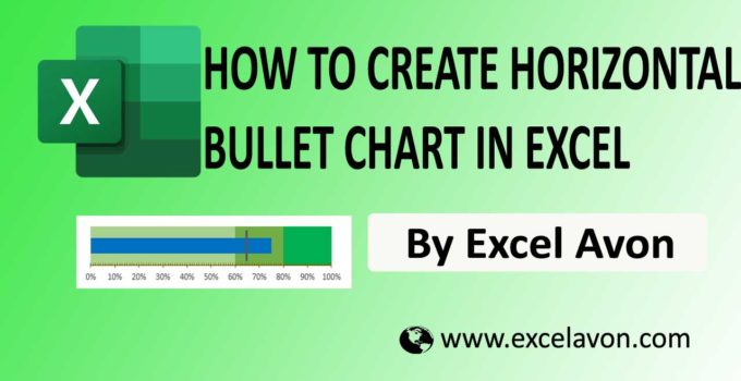 How to Create Horizontal Bullet chart in Excel