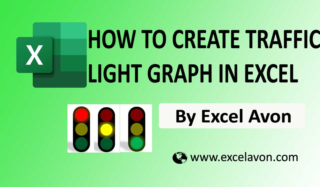 How to create traffic light graph in Excel