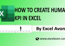 How to Create Human KPI Chart in Excel