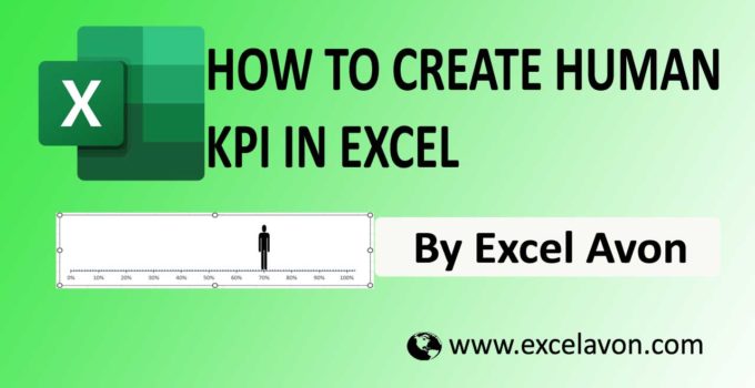 How to Create Human KPI Chart in Excel