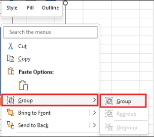 Create 3-D Progress circle chart in Excel17