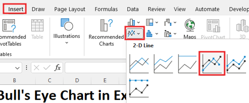 Create Bull's Eye Chart in Excel 16