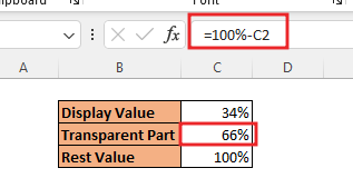 Create Half Circle API Chart in excel (2)