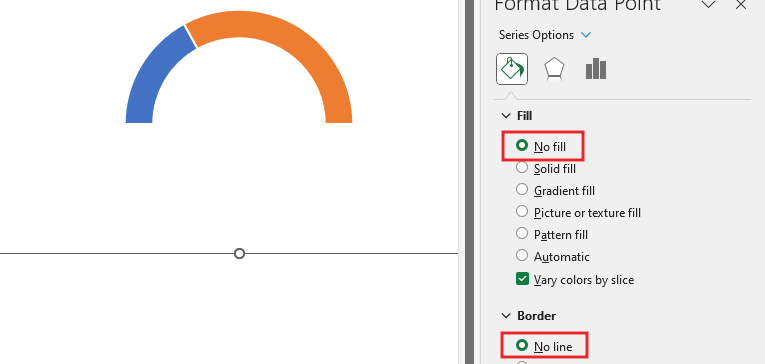 Create Half Circle API Chart in excel4