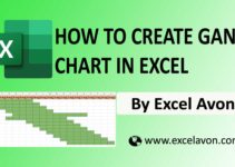 How to Create a basic Gantt chart in the excel