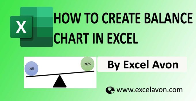 How to Create Balance Chart in Excel