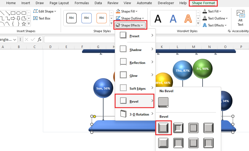 How- to-Create Balloon chart-in-excel 30