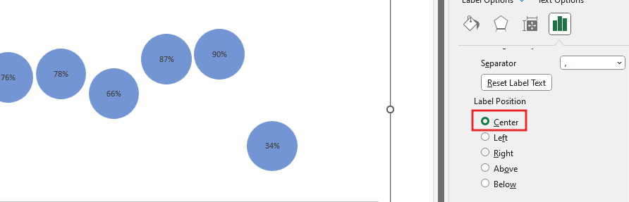 How- to-Create Balloon chart-in-excel 5