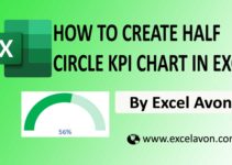 How to Create Half Circle KPI Chart in Excel