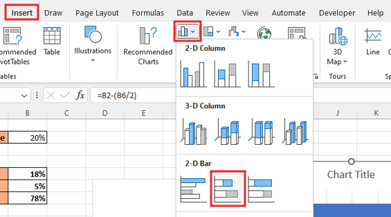 How to create-Human-KPI-chart-in Excel 5