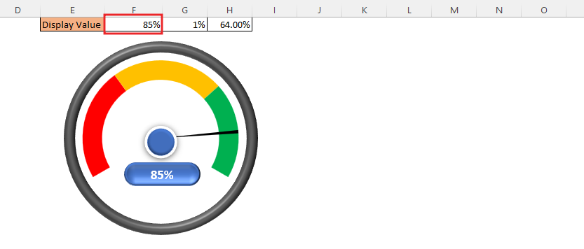 How to create gauge chart in excel 28
