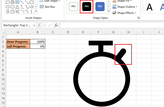 Timer Chart in Excel10