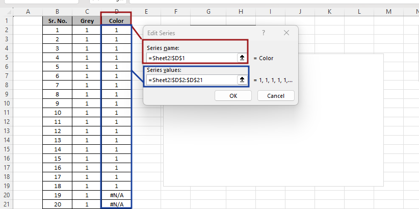 Create Dot Progress chart in Excel 5