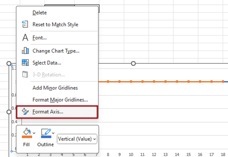 Create Dot Progress chart in Excel 6