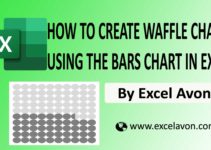 How to Create Waffle chart using the Bars chart in excel