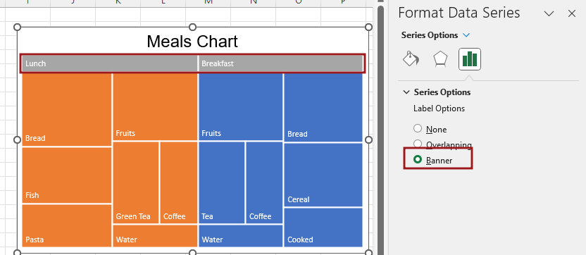 How to create basic treemap chart 5