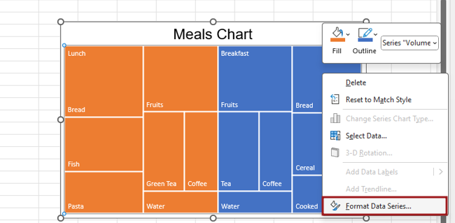 How to create basic treemap chart 6