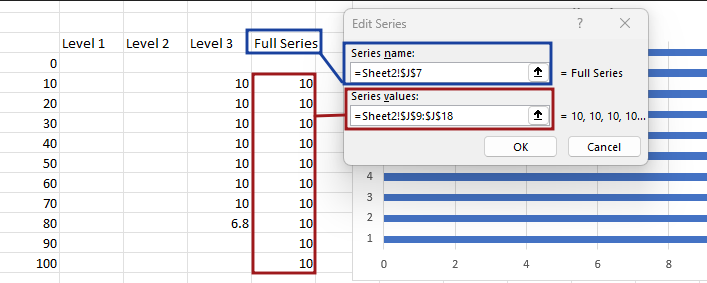 How to create conditional waffle chart in excel16