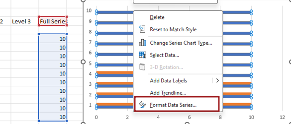 How to create conditional waffle chart in excel18