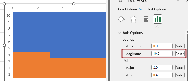 How to create conditional waffle chart in excel22