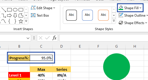 How to create conditional waffle chart in excel40