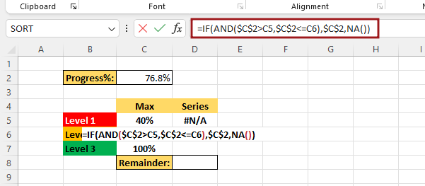 How to create conditional waffle chart in excel6