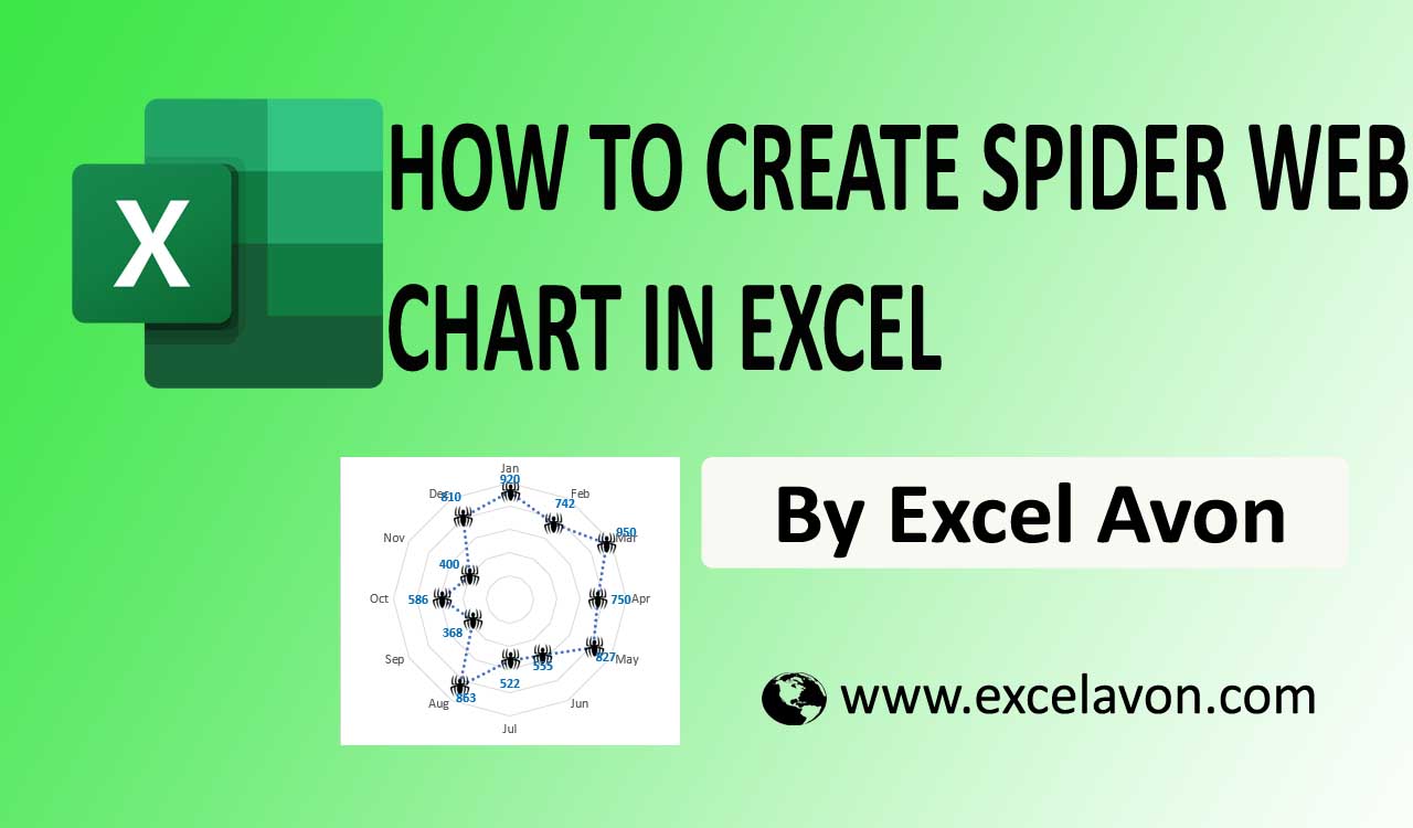 how-to-create-spider-web-chart-in-excel