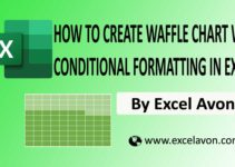 How to Create Waffle chart with the conditional formatting in excel