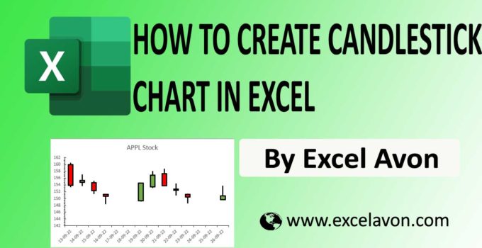 How to create Candlestick chart in Excel