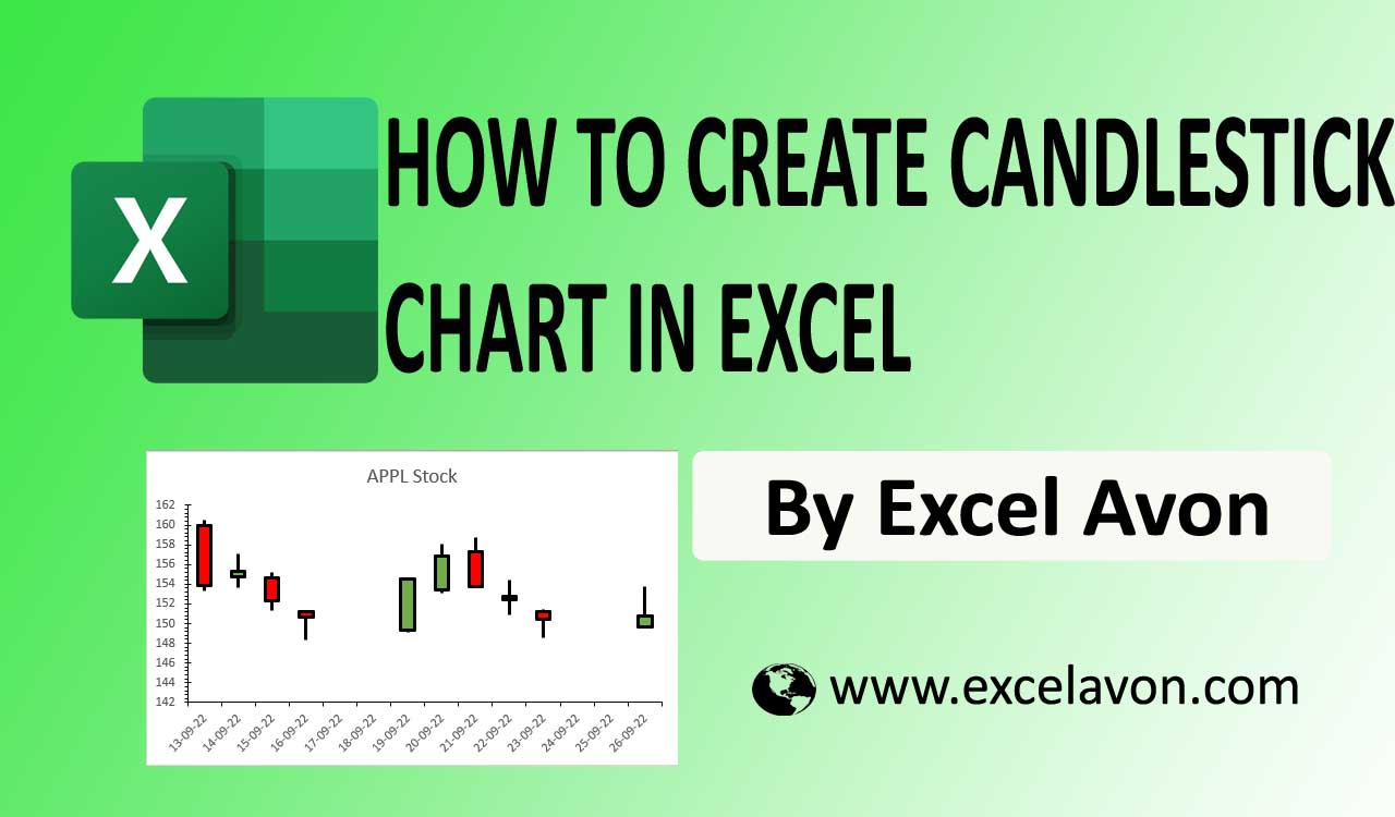 How to create Candlestick chart in excel